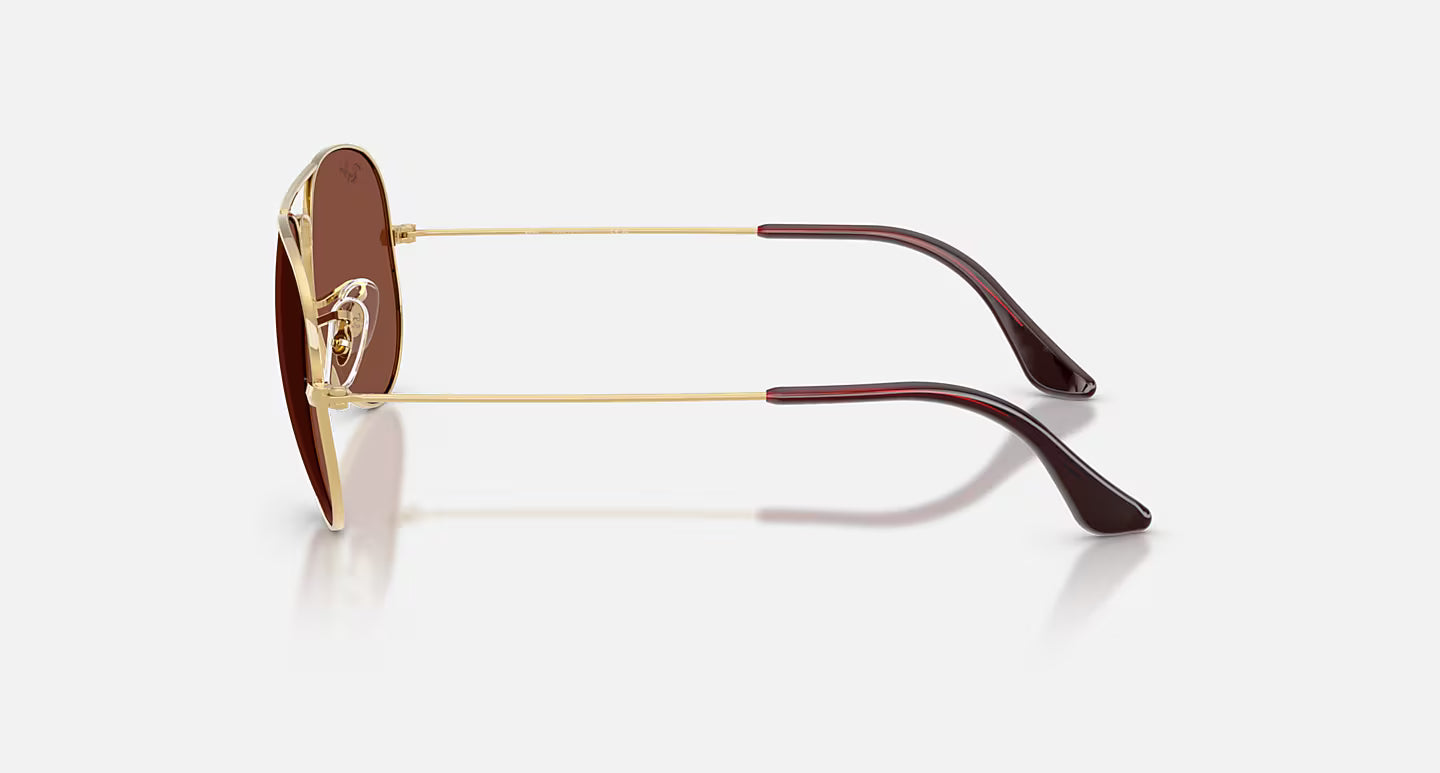 Ray-Ban Aviator Large Metal Arista Gold w/ Red Lens
