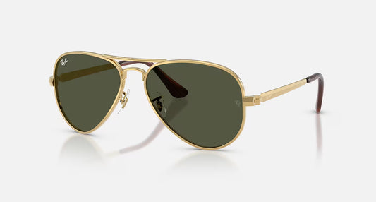 Aviator Max Arista Gold w/ Green Lens