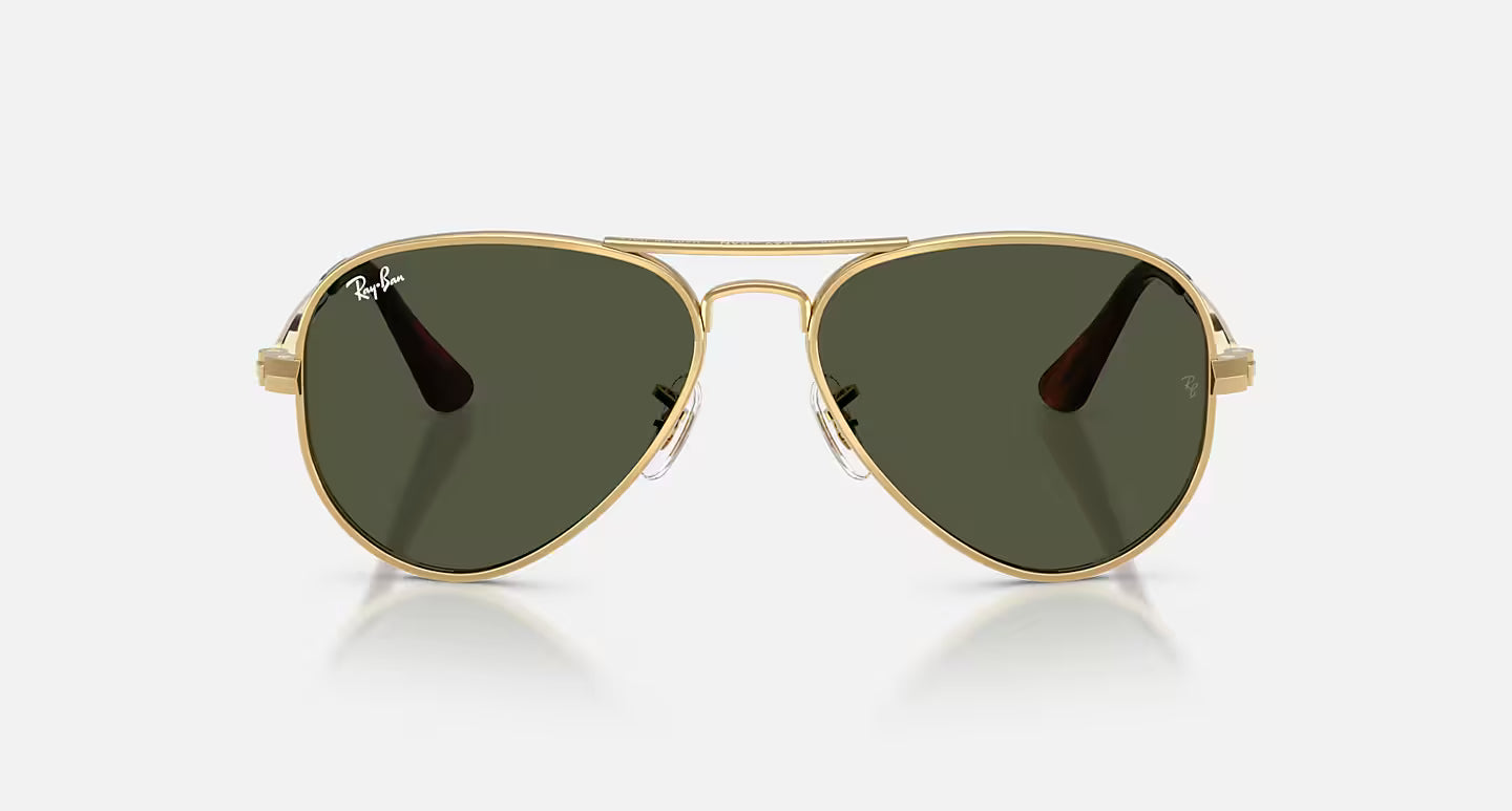 Aviator Max Arista Gold w/ Green Lens