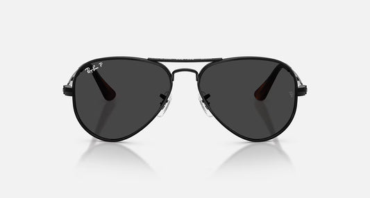 Aviator Max Polished Black w/ Black Polar Lens