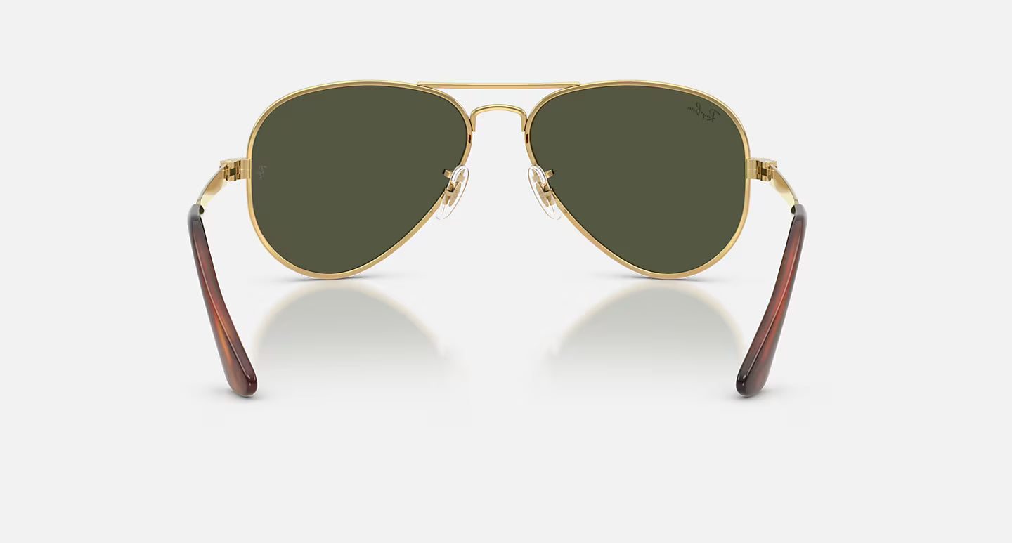 Aviator Max Arista Gold w/ Green Lens