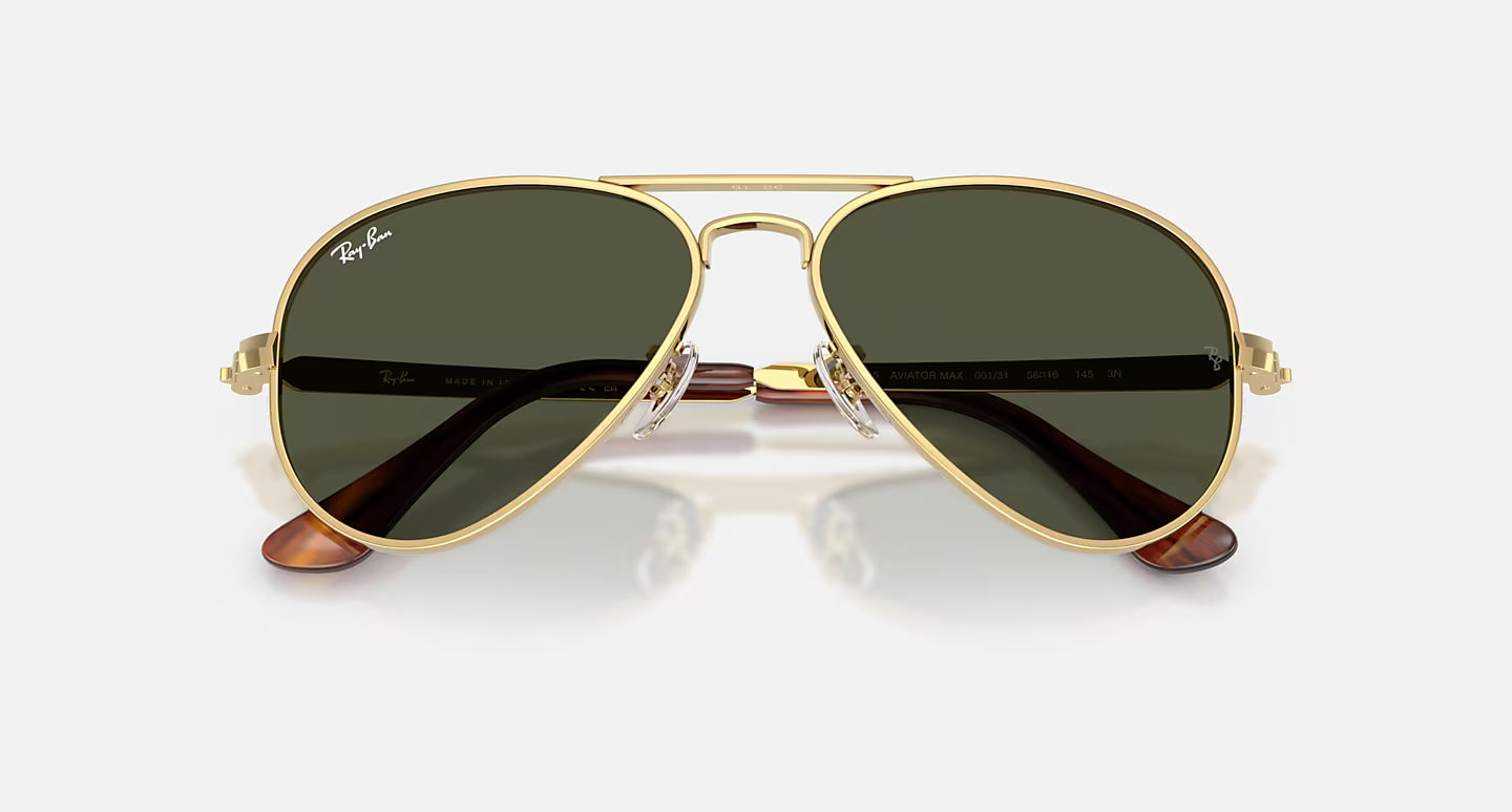 Aviator Max Arista Gold w/ Green Lens