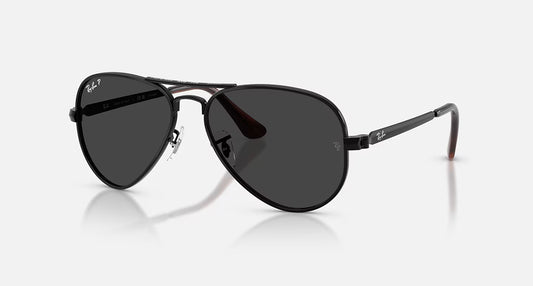 Aviator Max Polished Black w/ Black Polar Lens