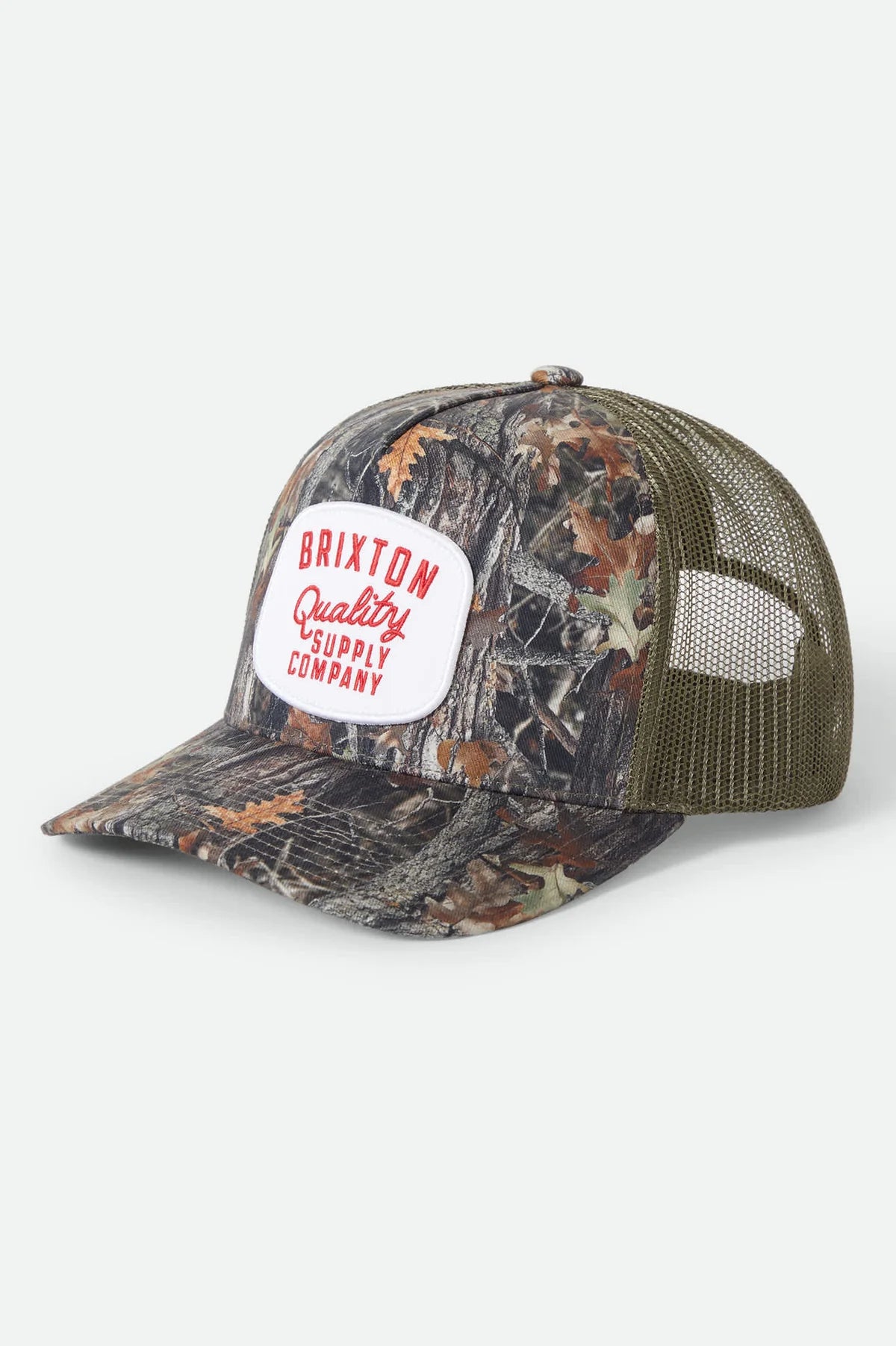 Brixton Hubal C MP Netplus Trucker Hat - Tree Camo/Olive