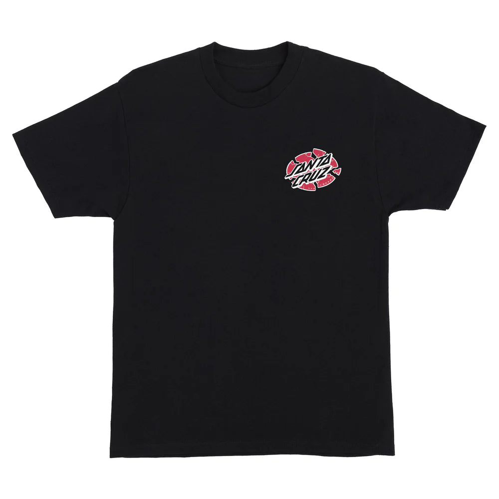 Santa Cruz Grabke Exploding Dot S/S Heavyweight Tee - Black