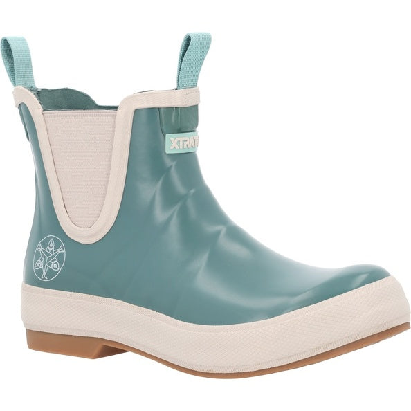 Xtratuf x Salmon Sisters Women’s 7 inch Ankle Deck Boot - Marine Blue