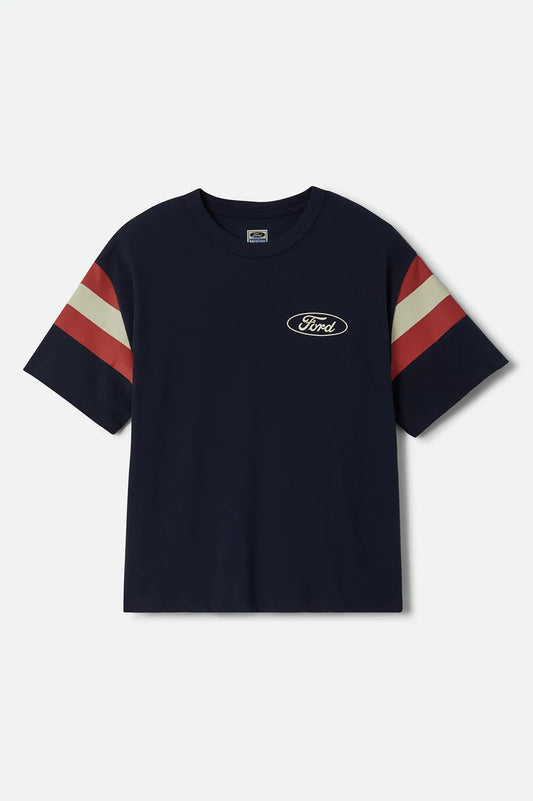 Brixton x Ford Built Tough Jersey - American Navy