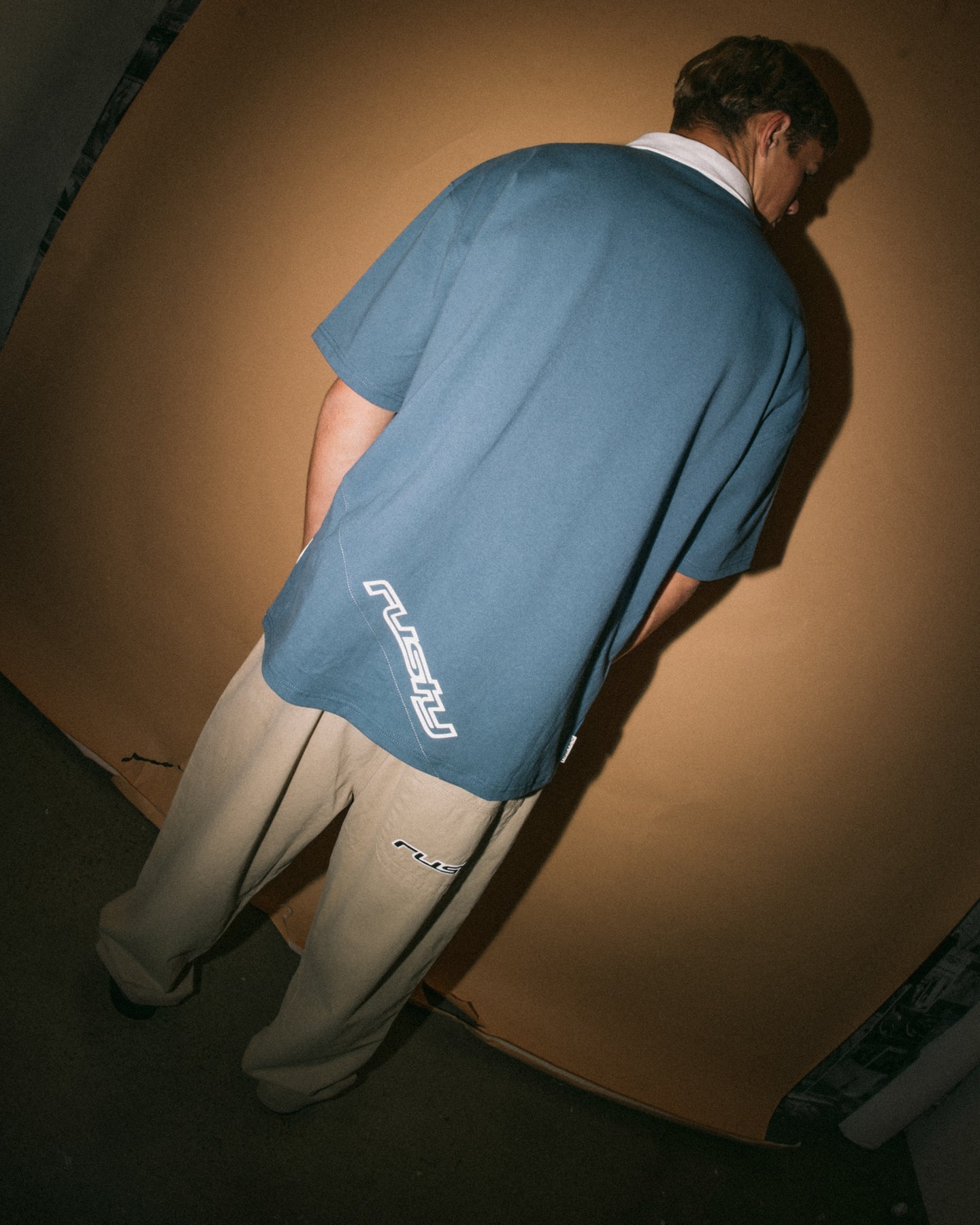 Rusty Pablo S/S Rugby Polo - Atlantic Blue