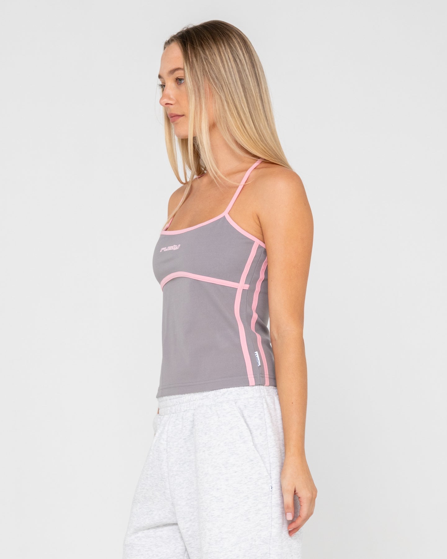 Rusty Freo King Fitted Top - Ultimate Grey