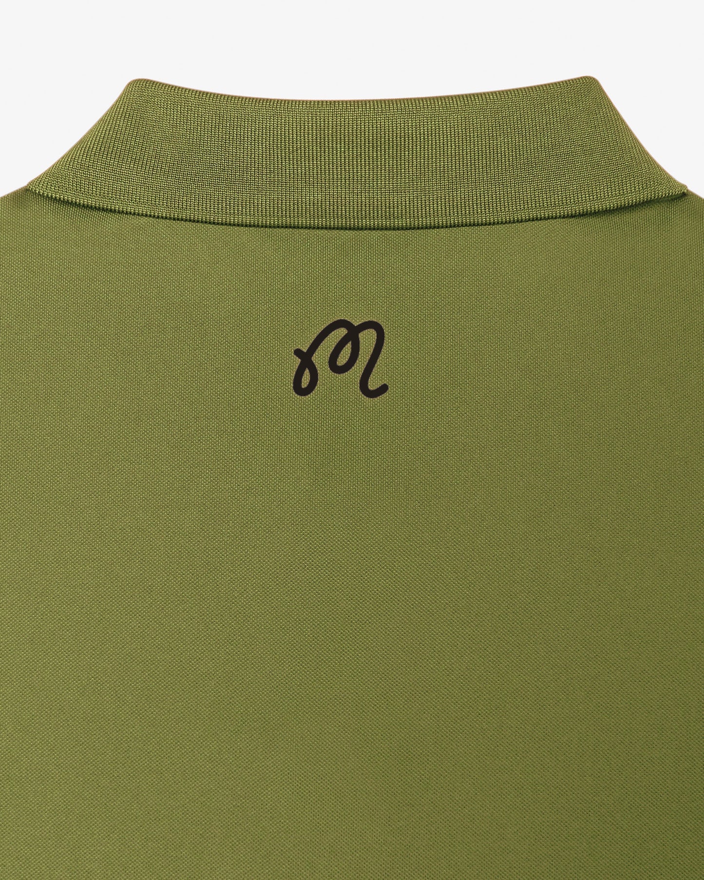 Malbon Block Placket Polo - Military Green