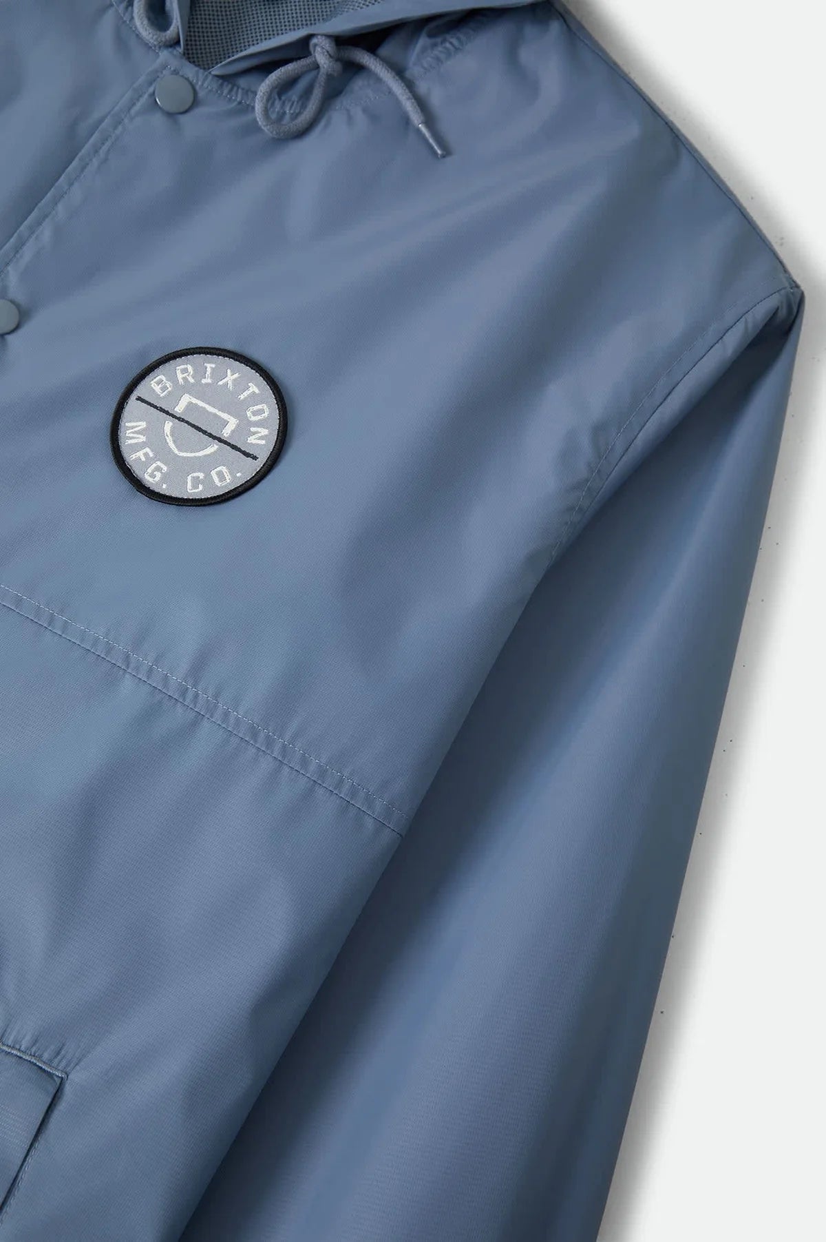 Brixton Claxton Hooded Lightweight Jacket - Slate