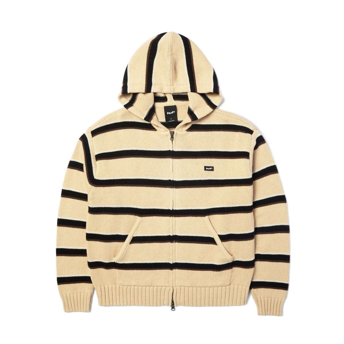 HUF Banks Full-Zip Striped Hoodie