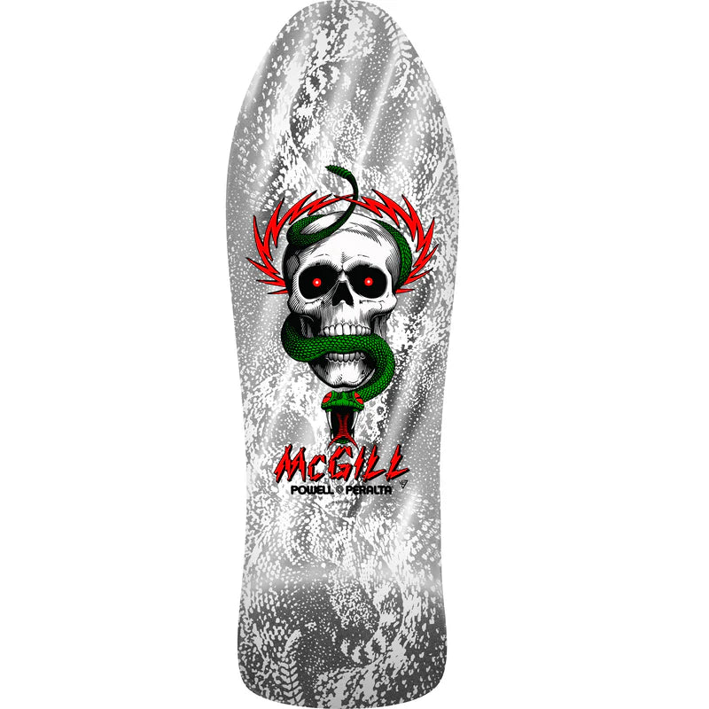 Powell Peralta Bones Brigade Series 17 Mike McGill White/Foil Deck 9.88