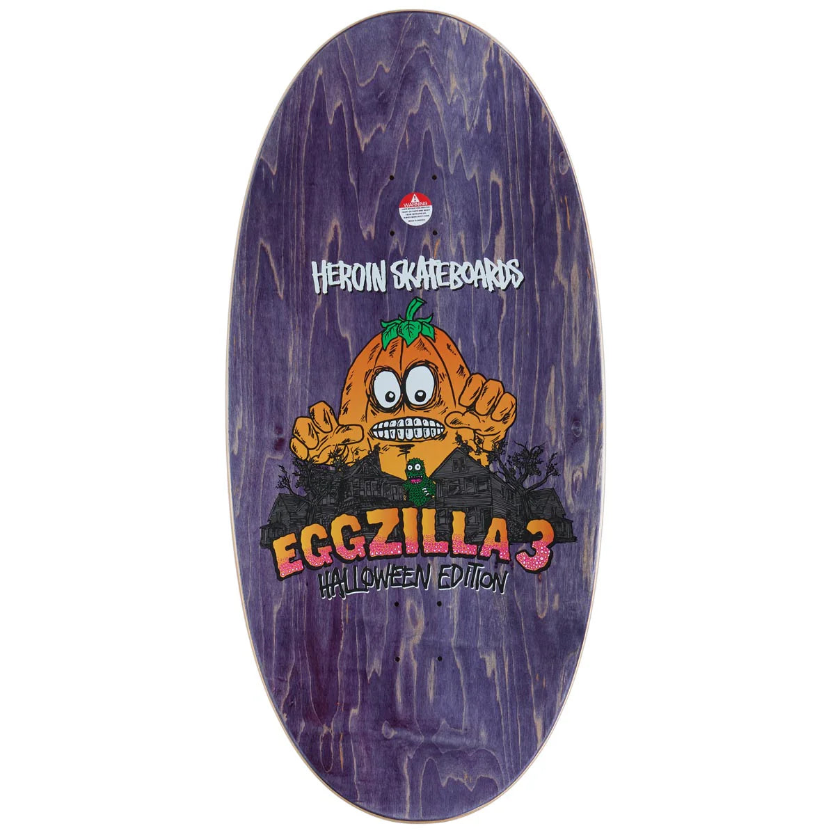 Heroin Skateboards Eggzilla 3 Deck 14.0