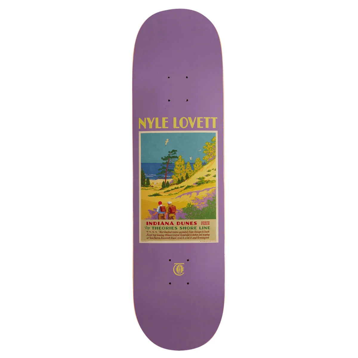 Theories Nyle Lovett Dunes Skateboard Deck 8.25