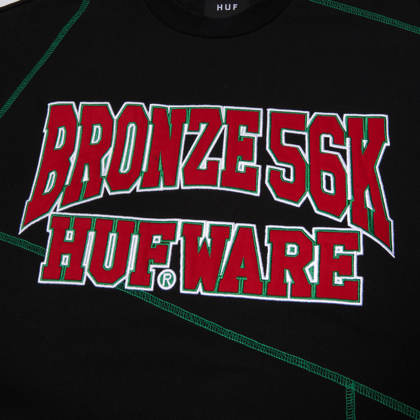 HUF x Bronze Hufware Crewneck - Black