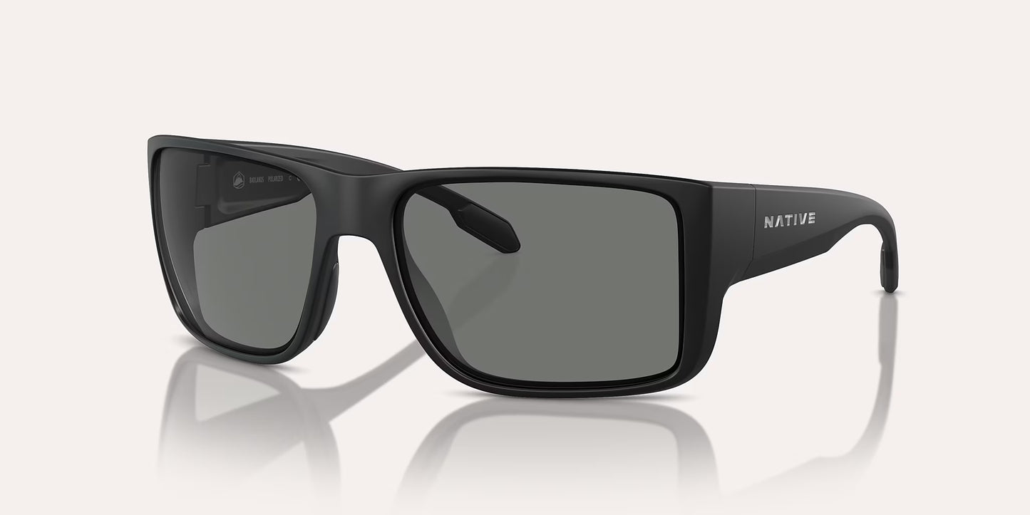 Badlands Matte Black w/ Grey