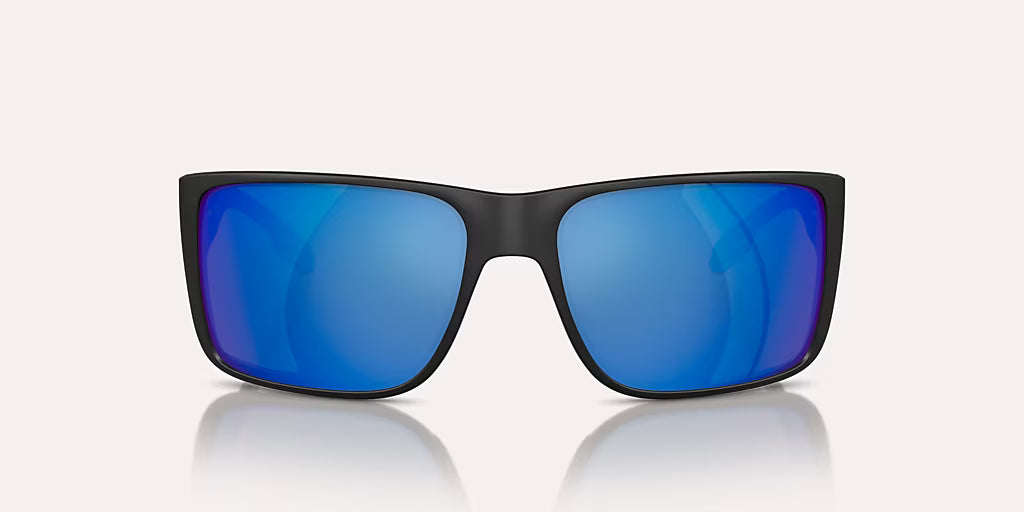 Badlands Matte Black w/ Blue Reflex