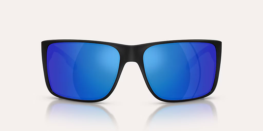 Badlands XL Matte Black w/ Blue Reflex Polarized
