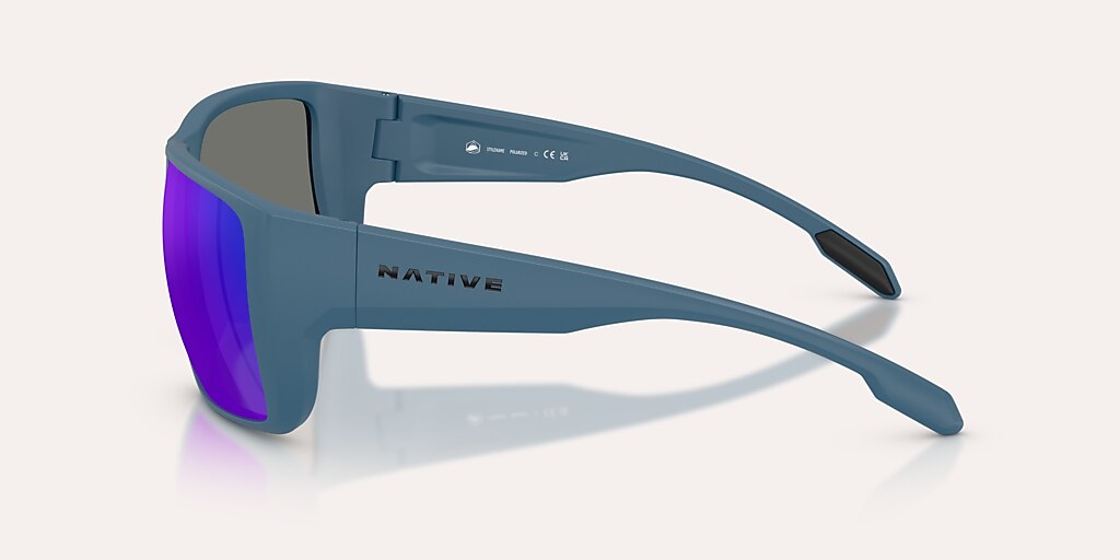 Badlands XL Matte Overland Blue w/ Blue Reflex Polarized