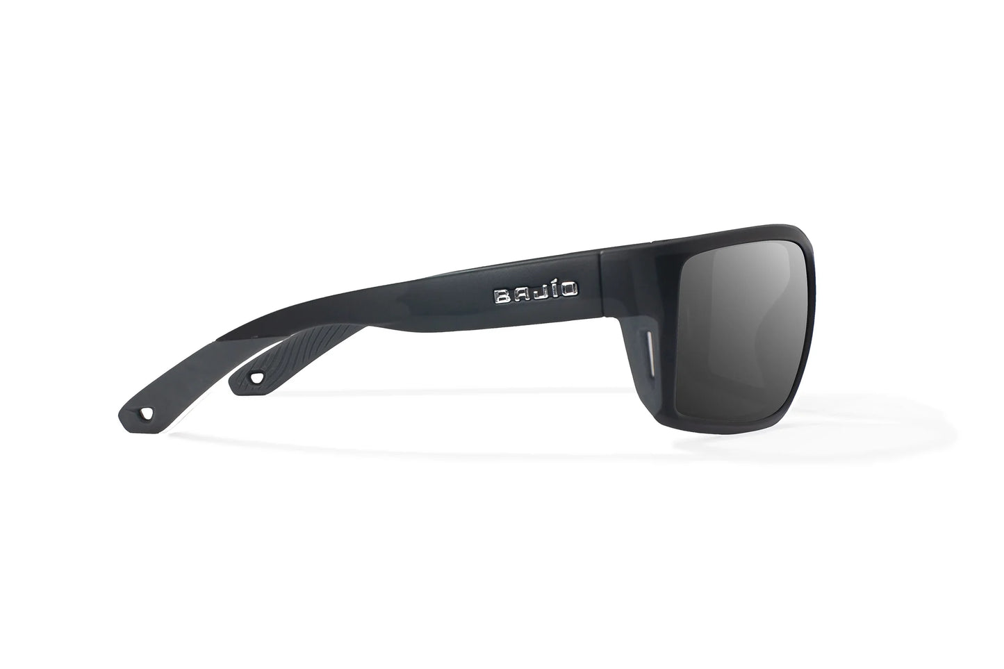 Bales Beach Black Matte / Grey Gray Glass Lens