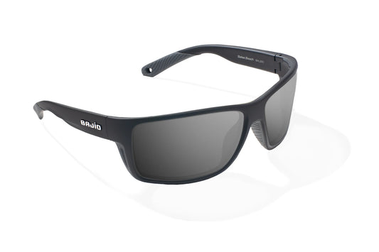Bales Beach Black Matte / Grey Gray Glass Lens