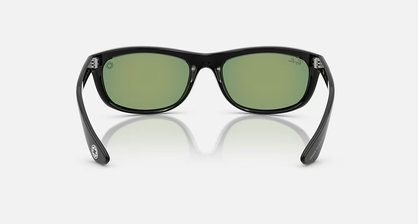 Ray Ban x Star Wars Darth Vader Balorama Polished Black w/ Grey Mirror Red