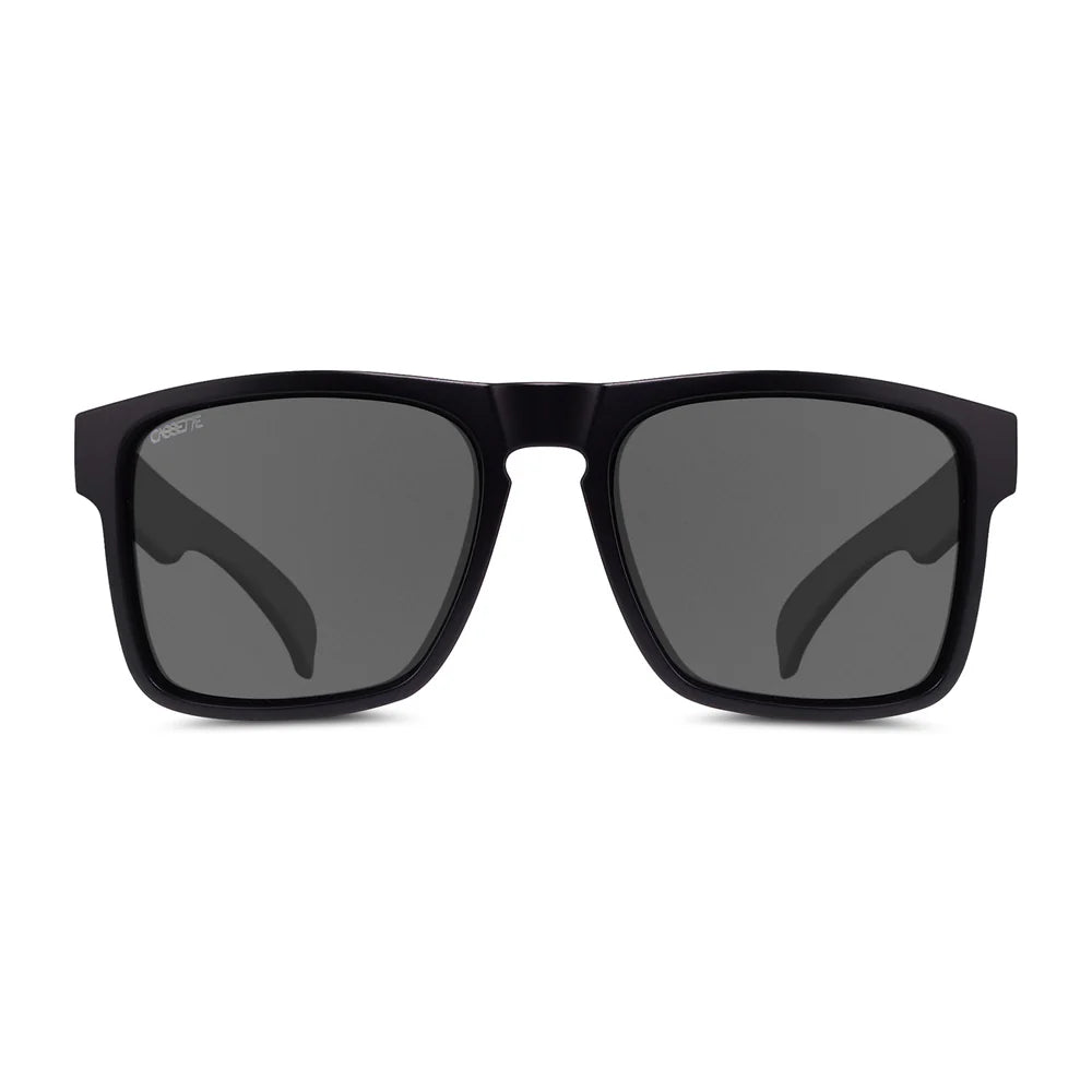 Cassette Optics Banks Pro Sunglasses - Matte Black / Gray Color Boost Polarized Lens
