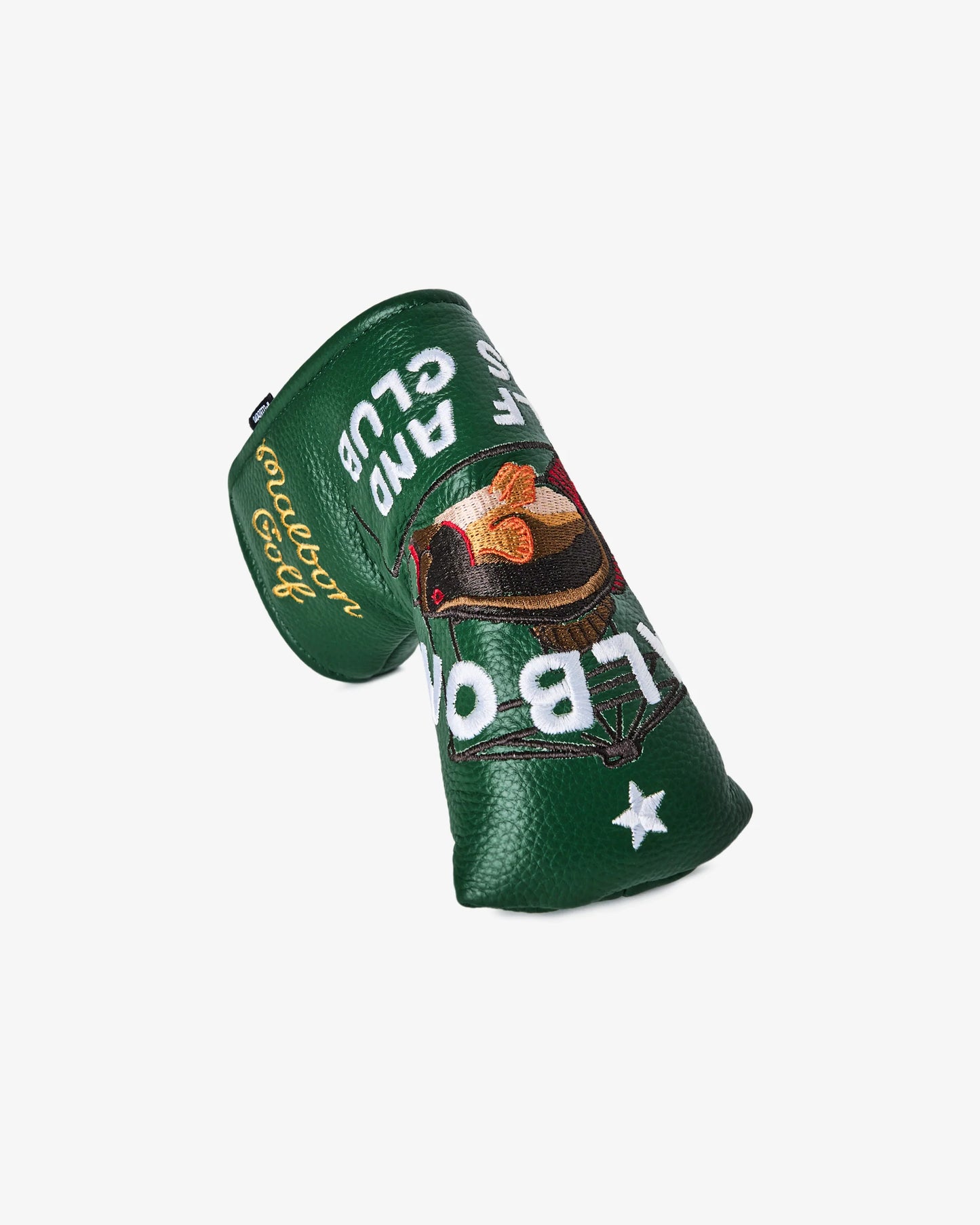 Malbon Golf and Bass Club Blade Putter Headcover Cover - Forest Green