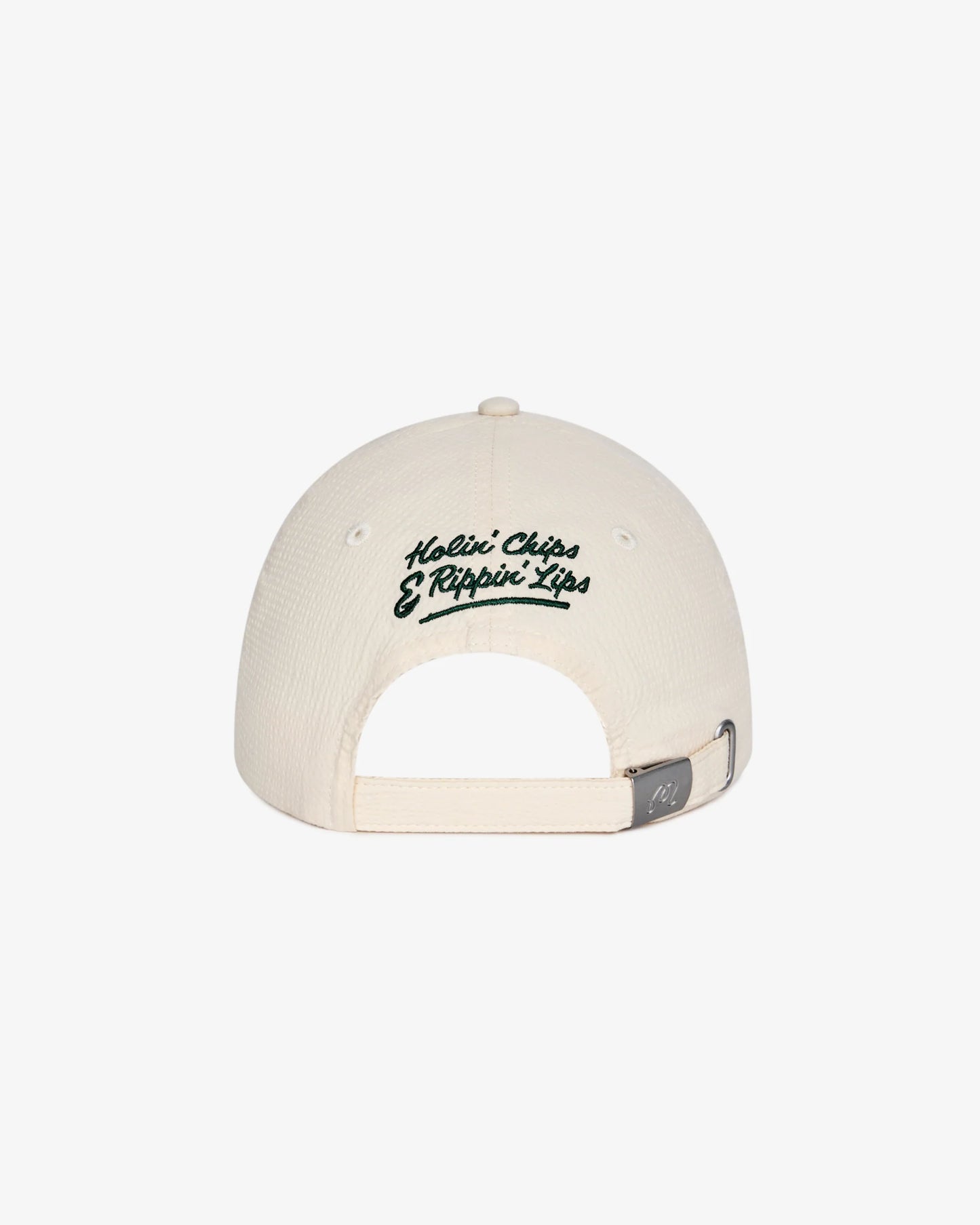 Malbon Golf and Bass Club Dad Hat - Ivory