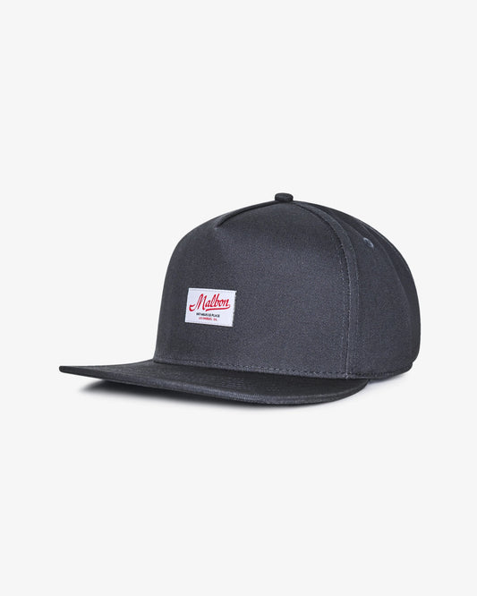 Malbon Benchmark Snapback Hat - Blueberry