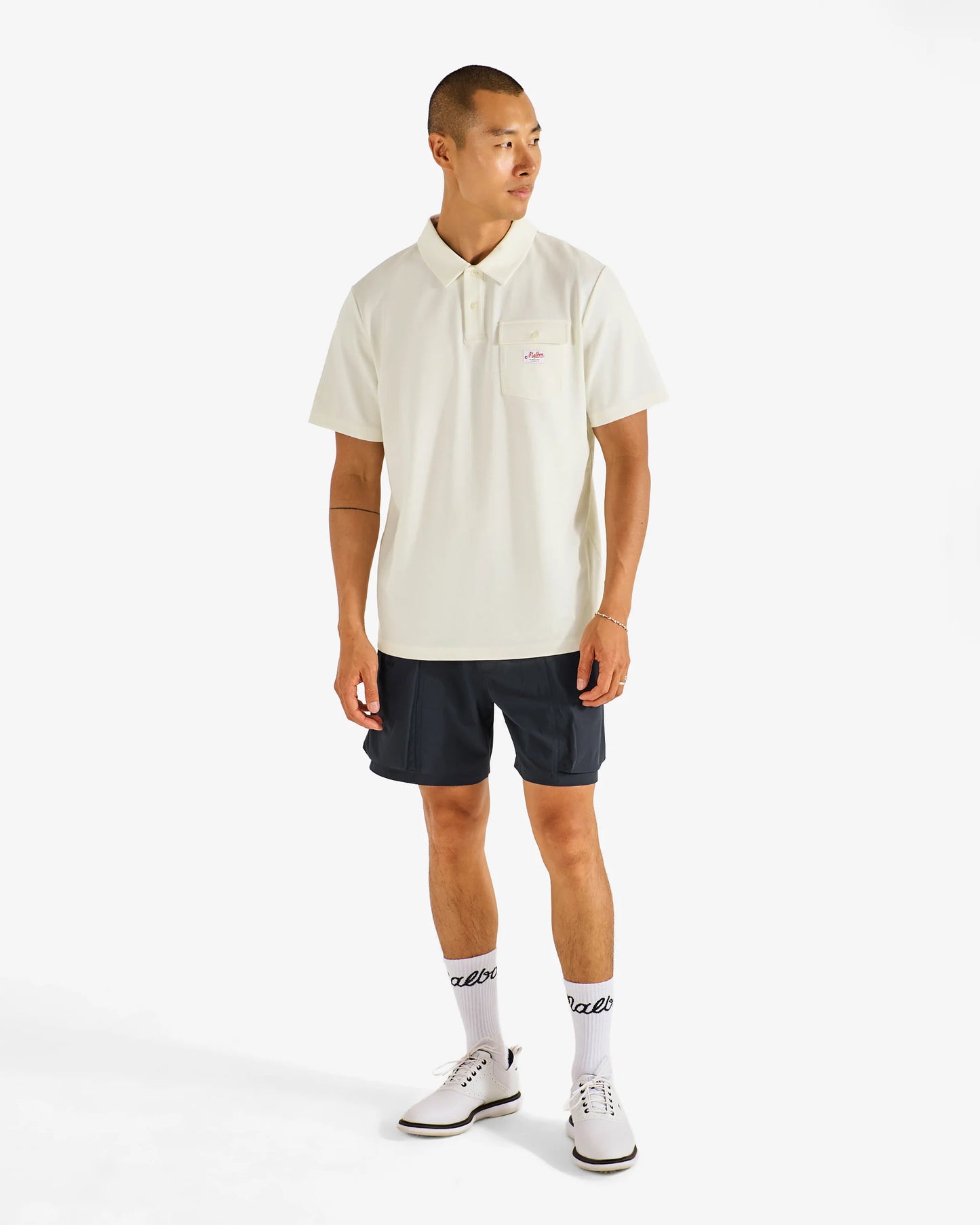 Malbon Jovis Benchmark Vintage Polo - Ivory