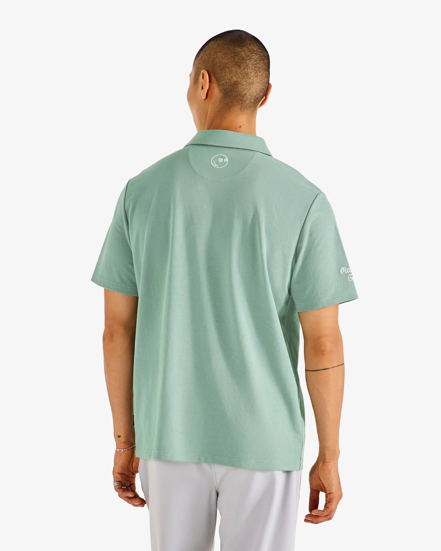 Malbon Jovis Benchmark Vintage Polo - Lily Pad