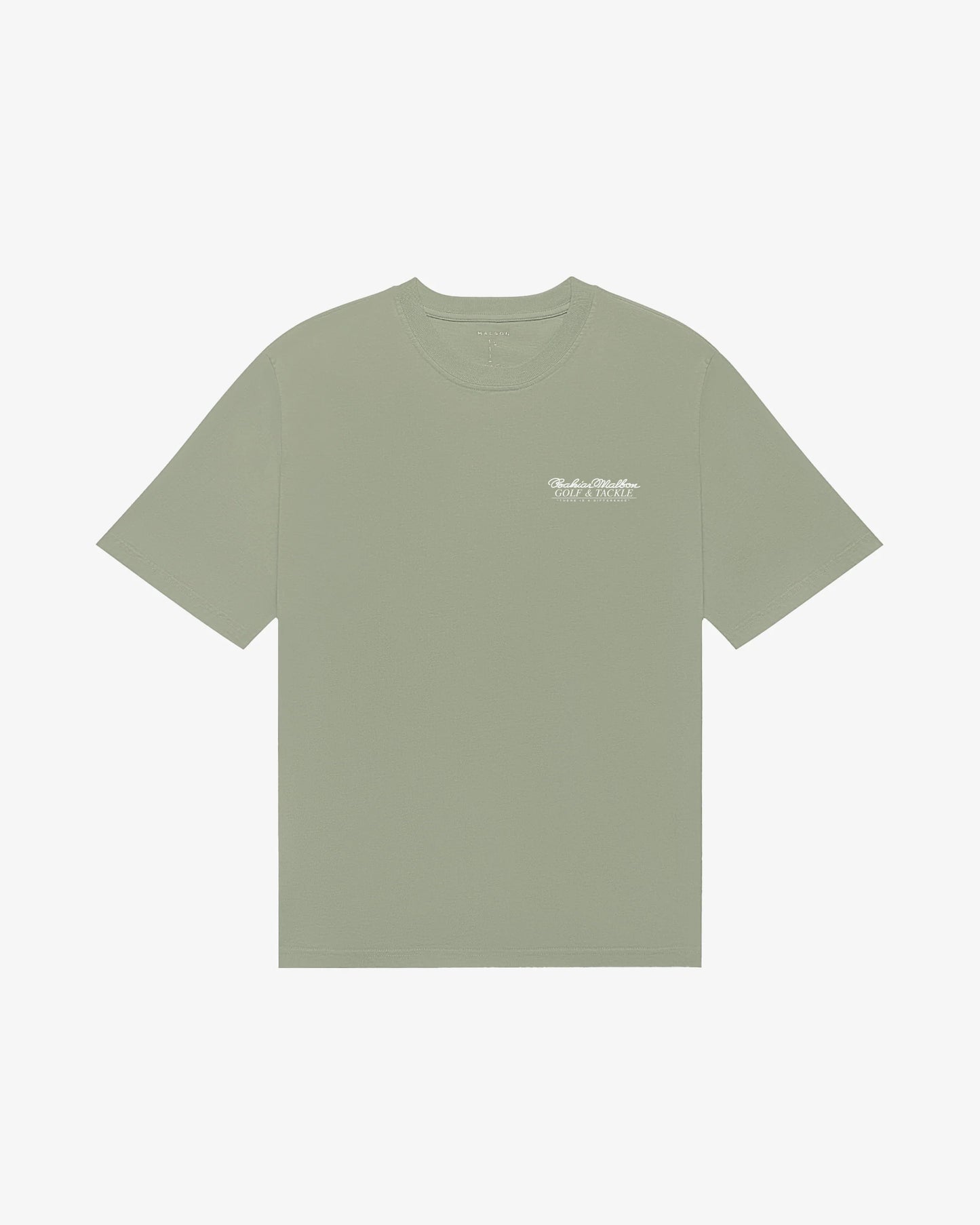 Malbon Golf and Tackle Bermuda Bahiar SS Short Sleeve Tee - Seagrass
