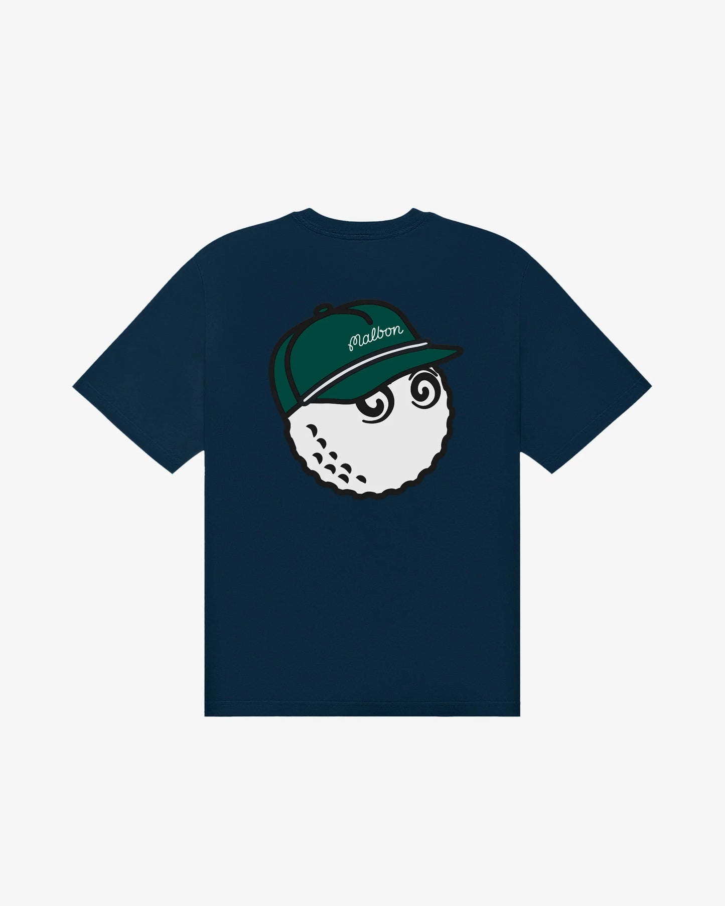 Malbon Bermuda Baldwin SS Short Sleeve Tee - Navy