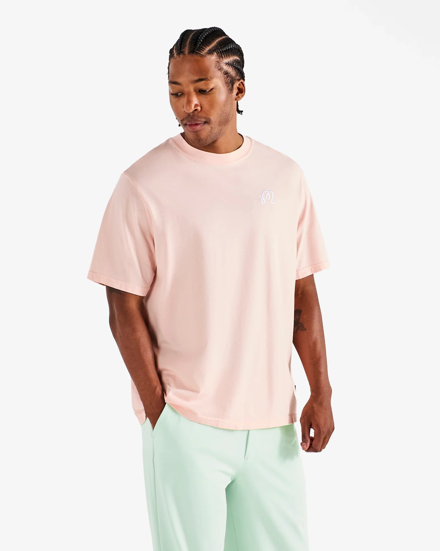 Bermuda Playa SS Short Sleeve Tee - Rosy Touch