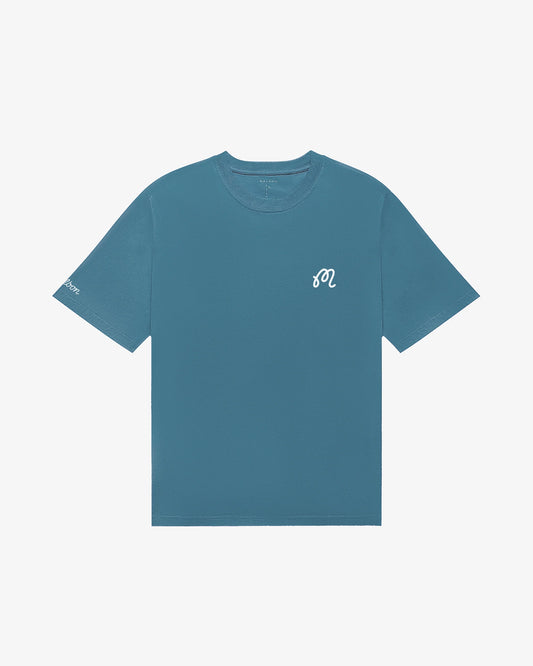 Malbon Bermuda SS Short Sleeve Tee - Aegean Blue