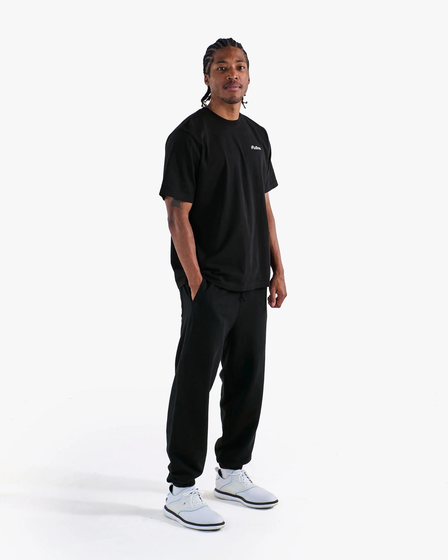 Malbon Bermuda Baldwin SS Short Sleeve Tee - Black
