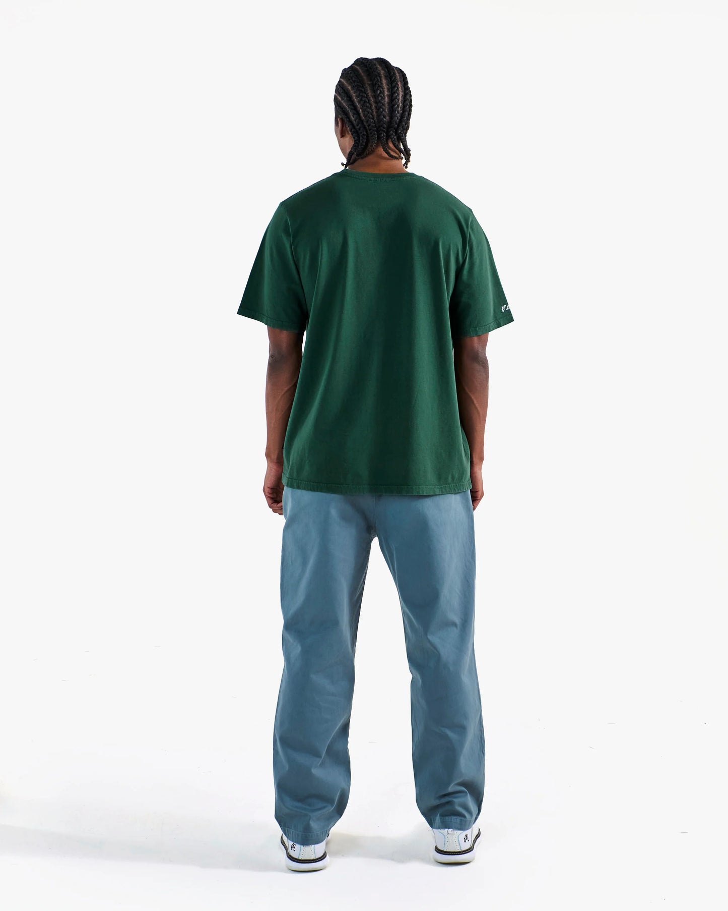 Malbon Bermuda Icon SS Short Sleeve Tee - Forest Green