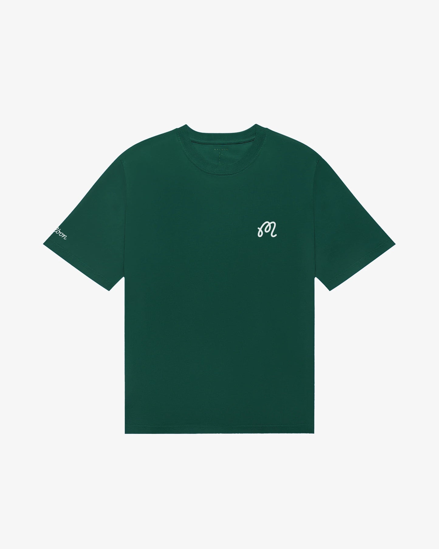 Malbon Bermuda Icon SS Short Sleeve Tee - Forest Green