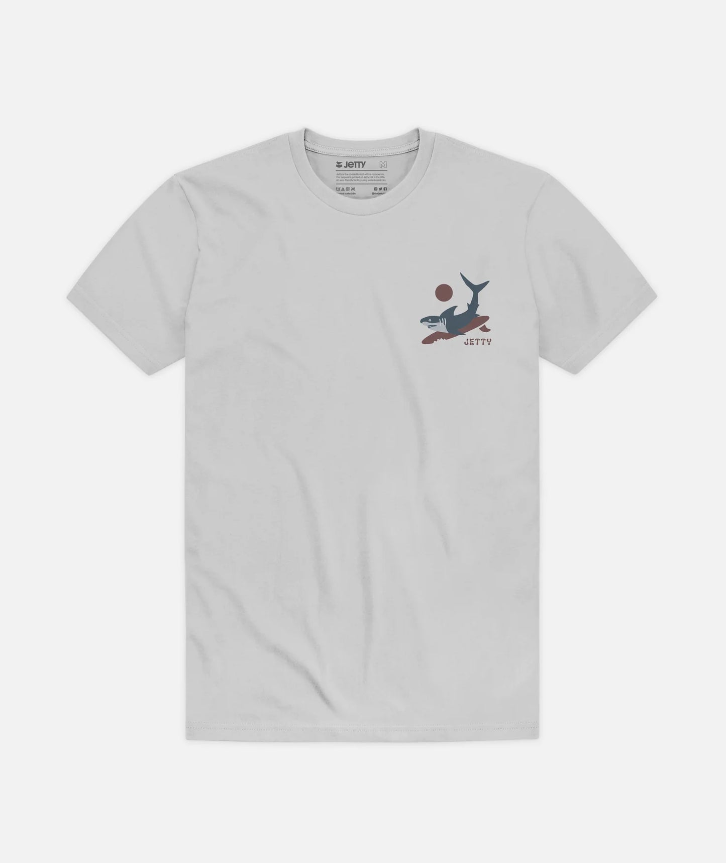 Boardbiter Tee - Silver