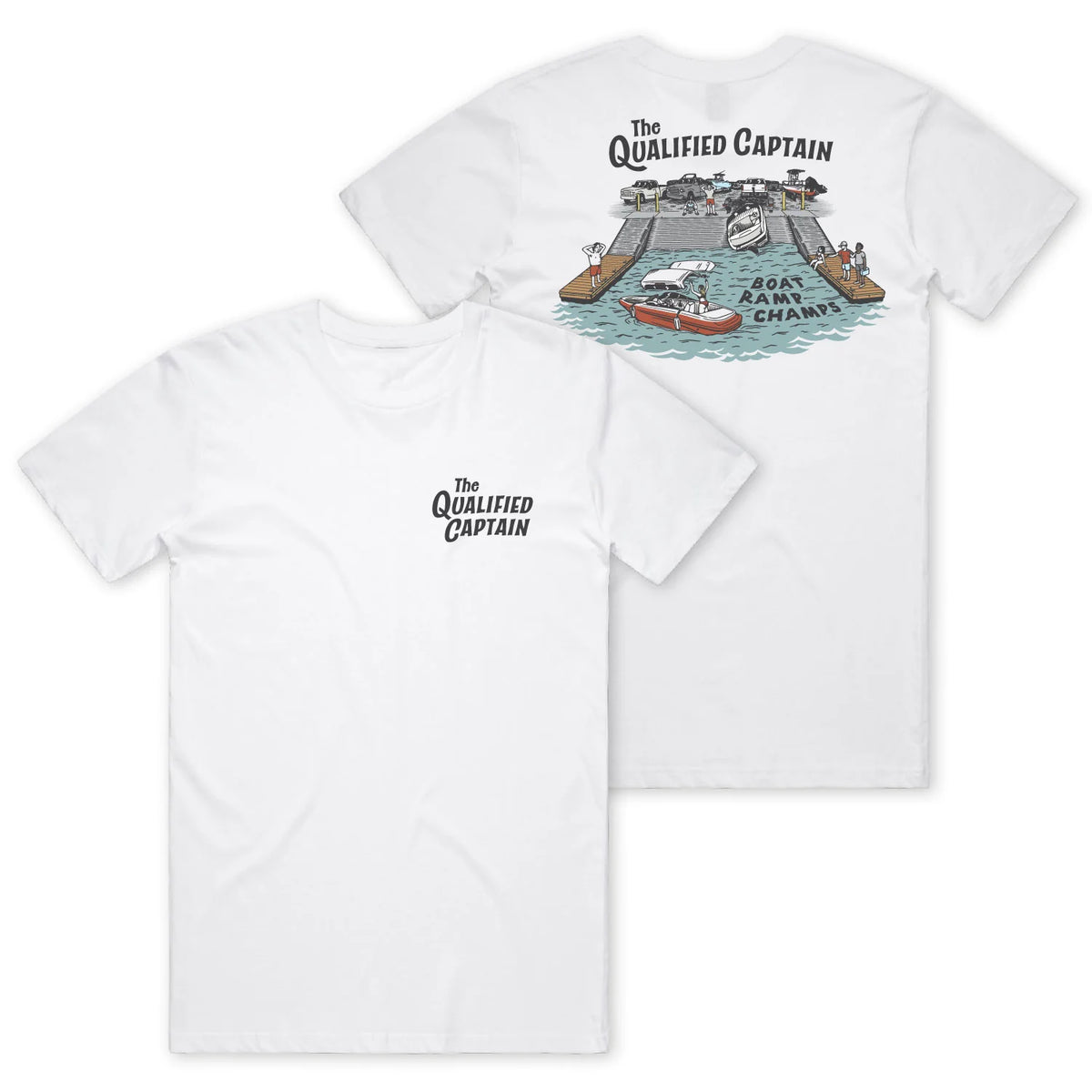 TQC Boat Ramp Champ Tee - White
