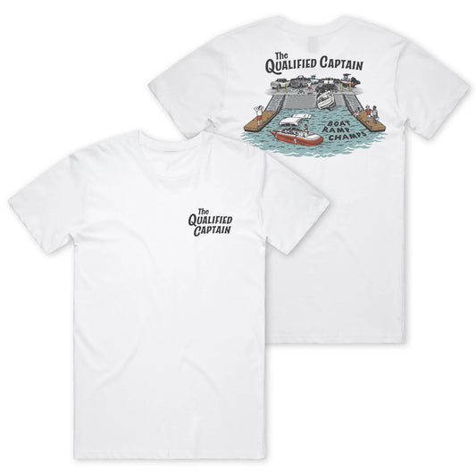 TQC Boat Ramp Champ Tee - White