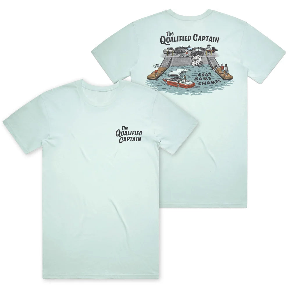 TQC Boat Ramp Champ Tee - Sea Foam