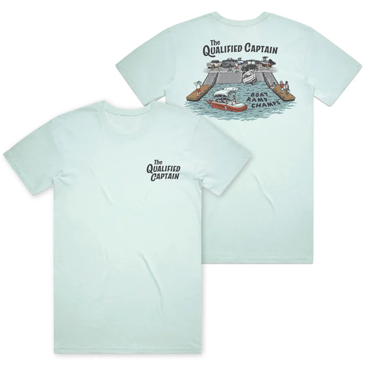 TQC Boat Ramp Champ Tee - Sea Foam