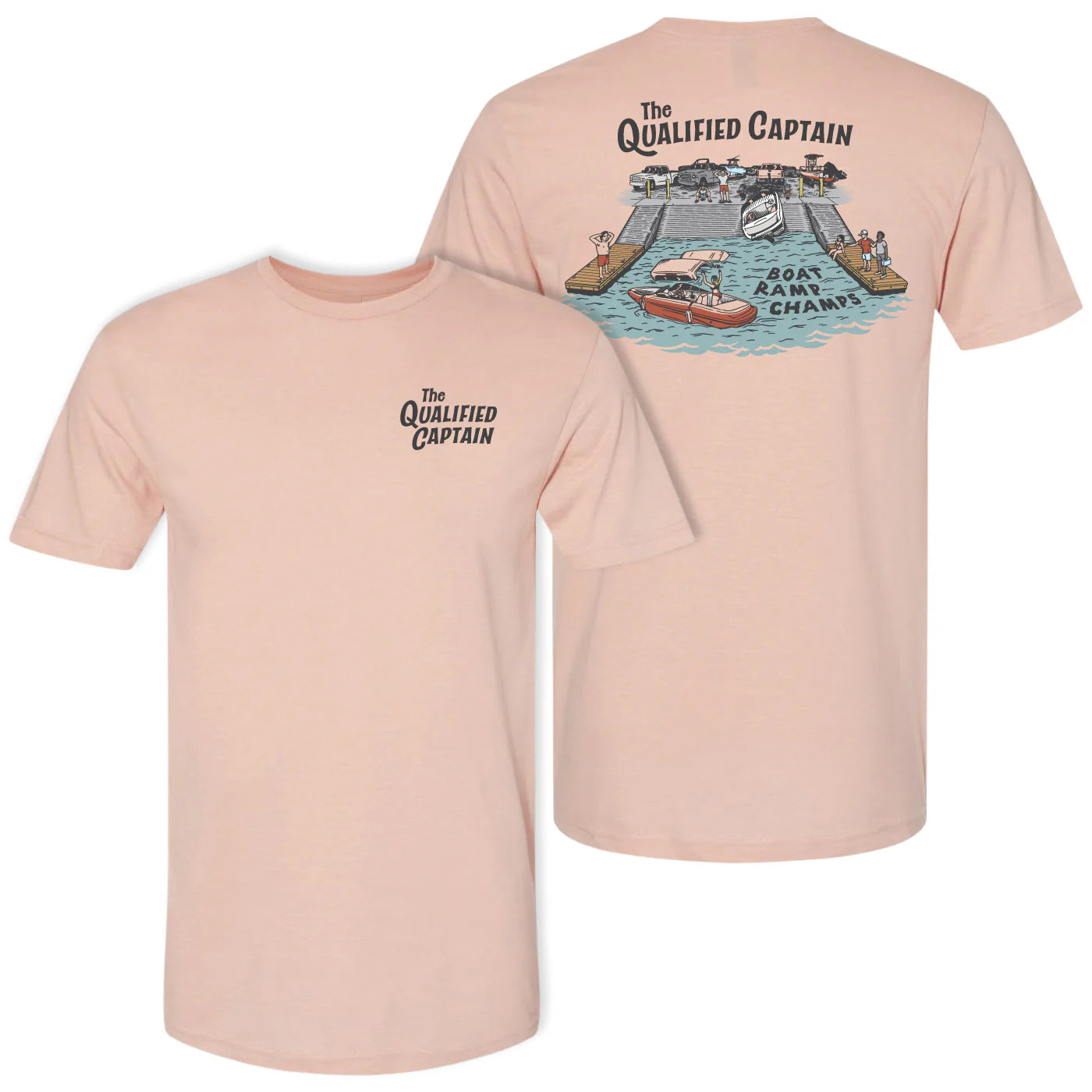 Boat Ramp Champ Tee - Pale Peach