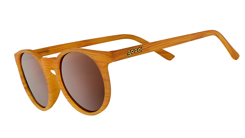 goodr Circle G Bodhi's Ultimate Ride Sunglasses - Light Brown