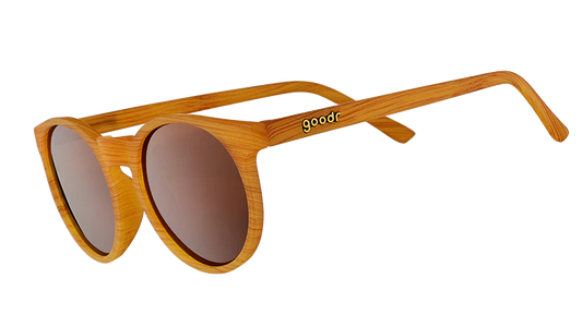 goodr Circle G Bodhi's Ultimate Ride Sunglasses - Light Brown