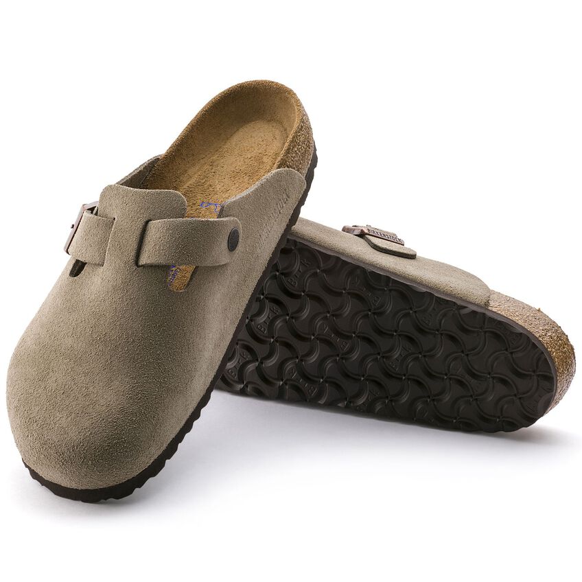 Boston Soft Footbed - Taupe Suede