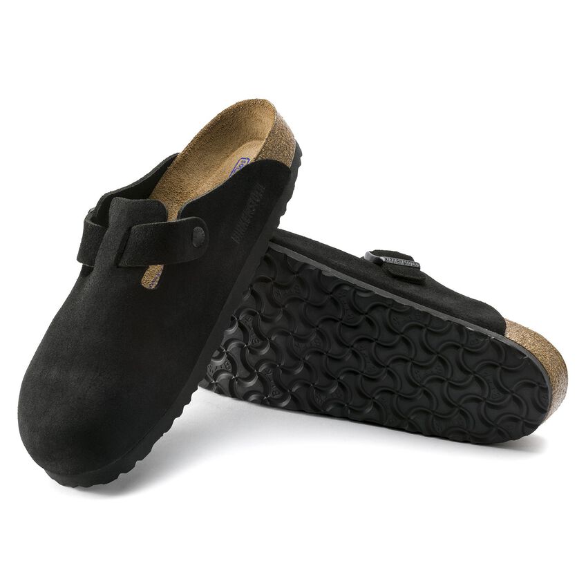 Boston Soft Footbed - Black Suede